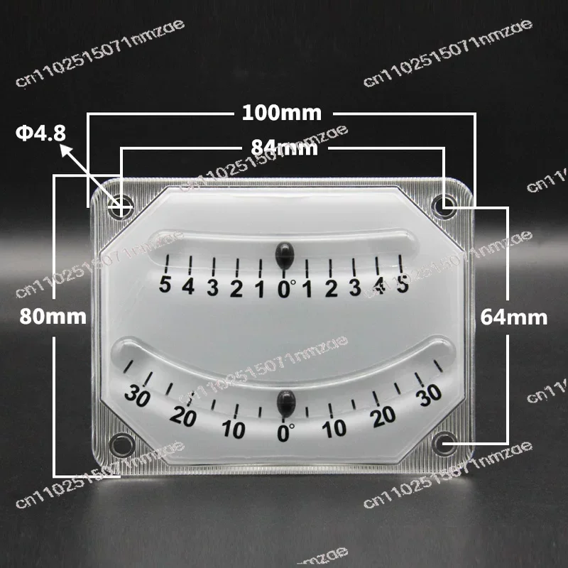 High Precision Dual Tube Slope Meter Car Boat Inclinometer Tilt Angle Level Instrument Steel Ball Angle Finder