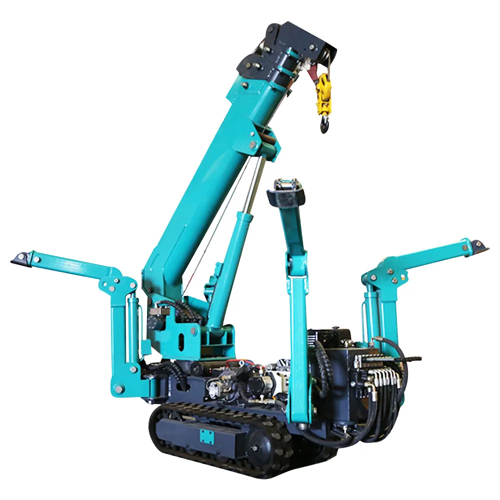 Factory Direct Efficient And Flexible Electric Telescopic Hydraulic Crawler Spider Crane