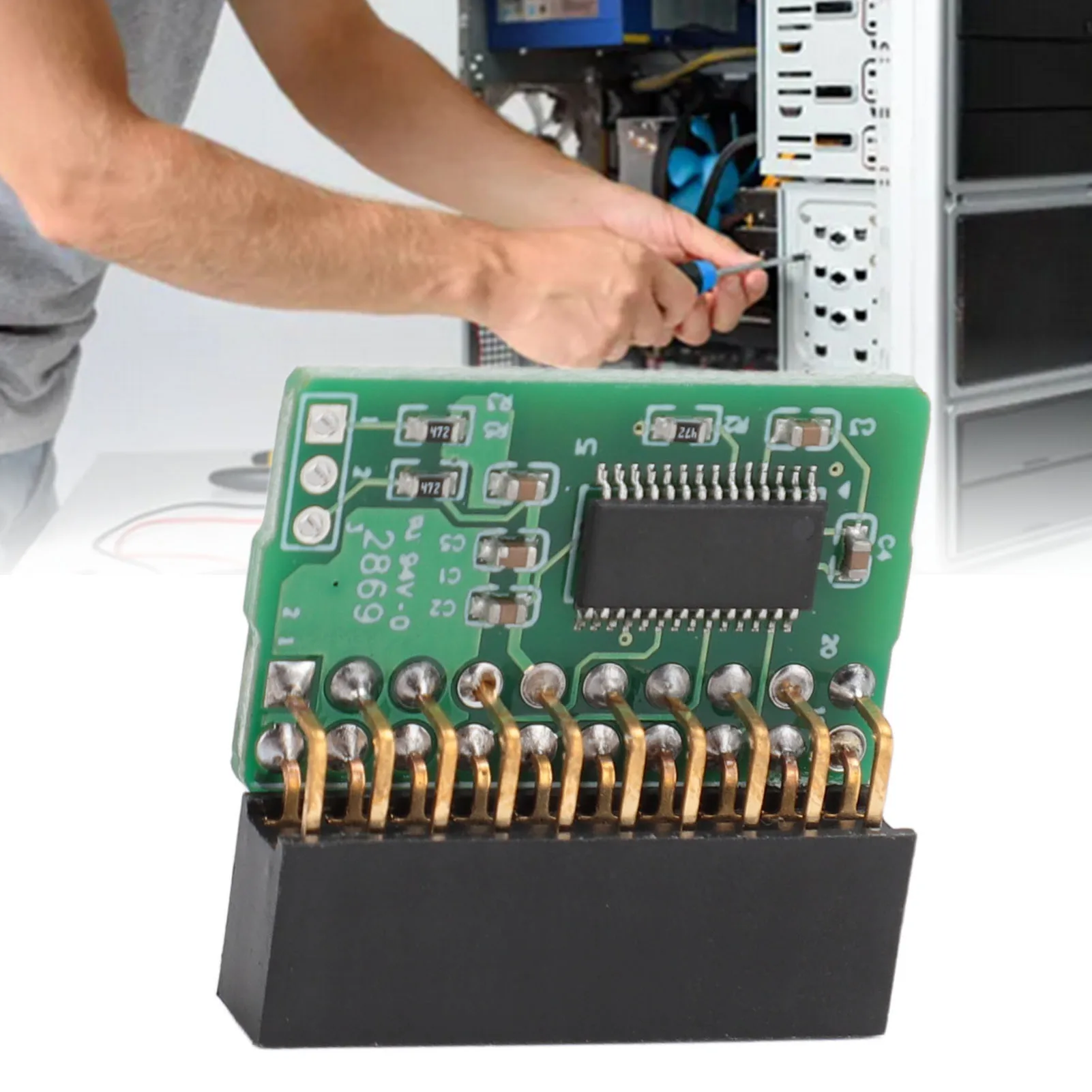 20Pin TPM 2.0 Module Vertical Trusted Platform Module for SuperMicro AOM TPM 9665V TCG 2.0
