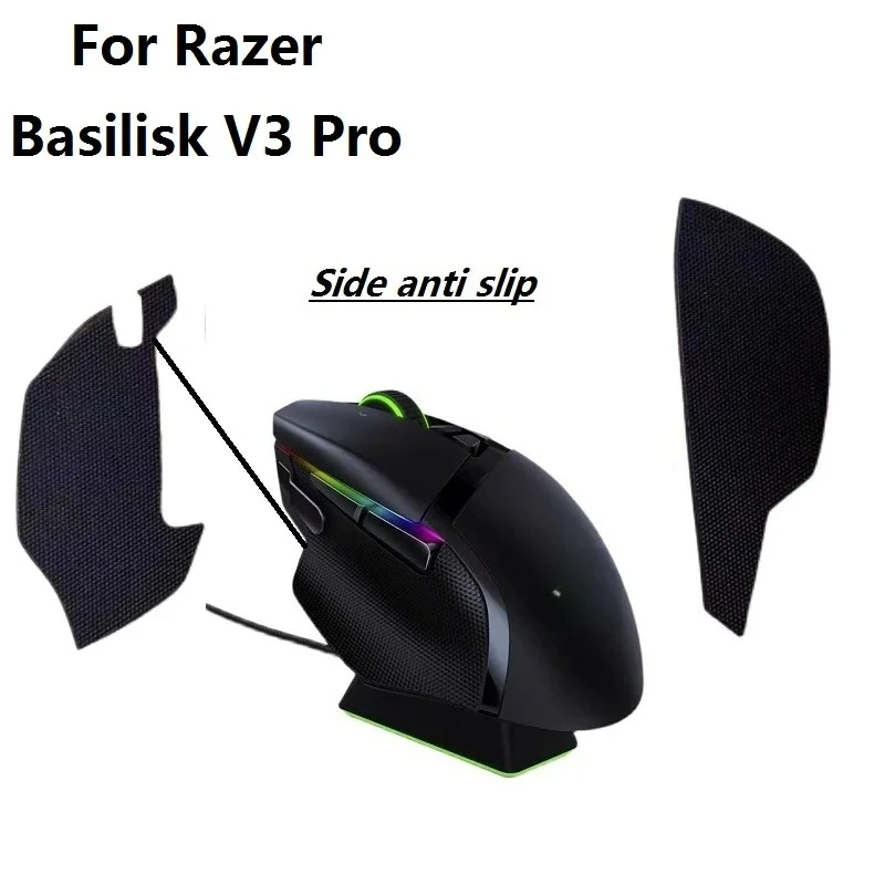 

For Razer Basilisk V2/V3 PRO Mouse Anti-Slip Sticker - Superior Grip & Free Cleaning Cotton Pads as Bonus