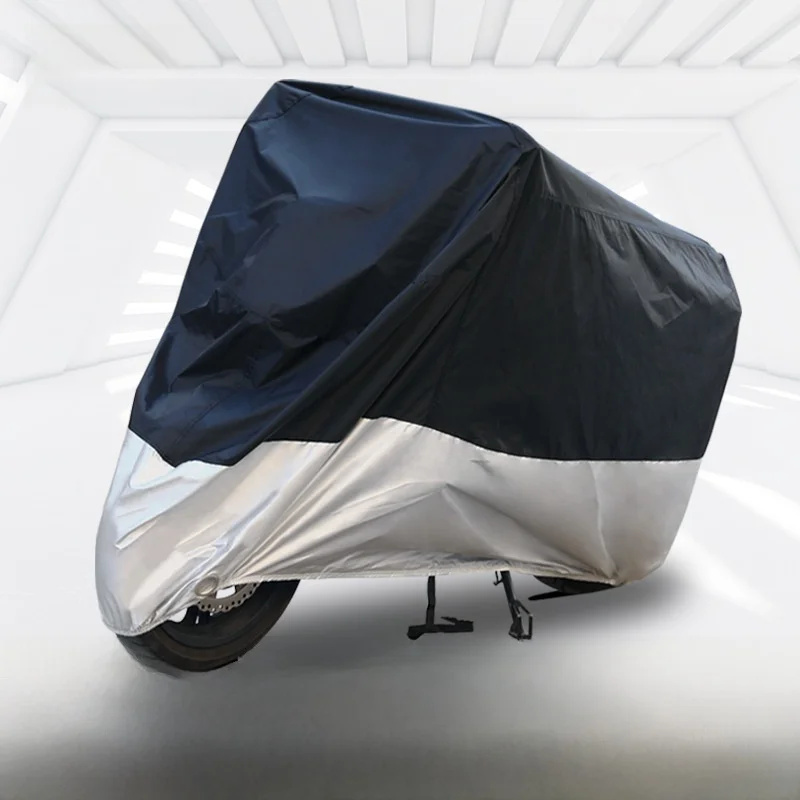 

Thiened Waterproof Motorcycle Cover Windproof Vehicle Jaet Patchwork Sle Snowproof Car Protection Accories