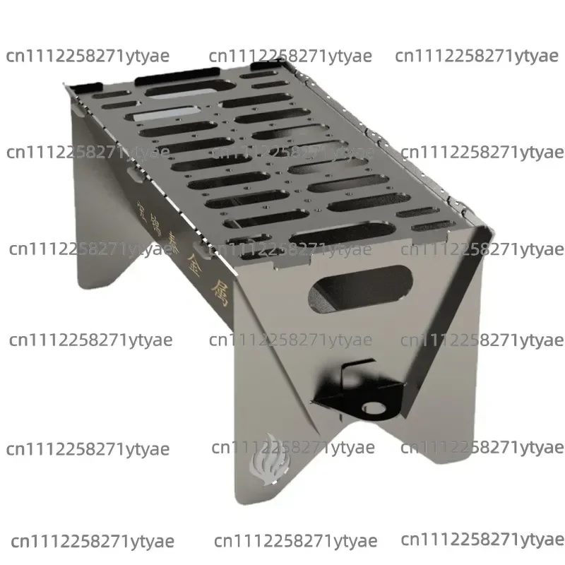 [BBQ Grill] Detachable BBQ Grill Outdoor Grilled Fish Portable Charcoal Grilled Skewers Charcoal Fire Grilled Thickened