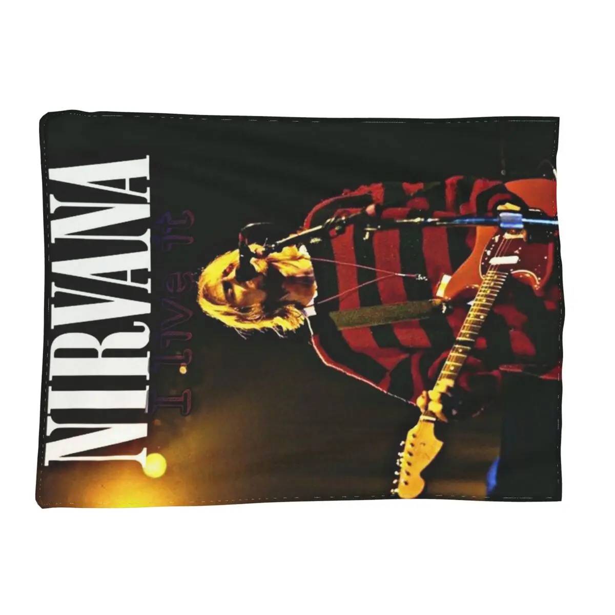 Kurt Cobain Blankets Soft Warm Flannel Throw Blanket Bedspread for Bed Living room Picnic Travel Home Sofa