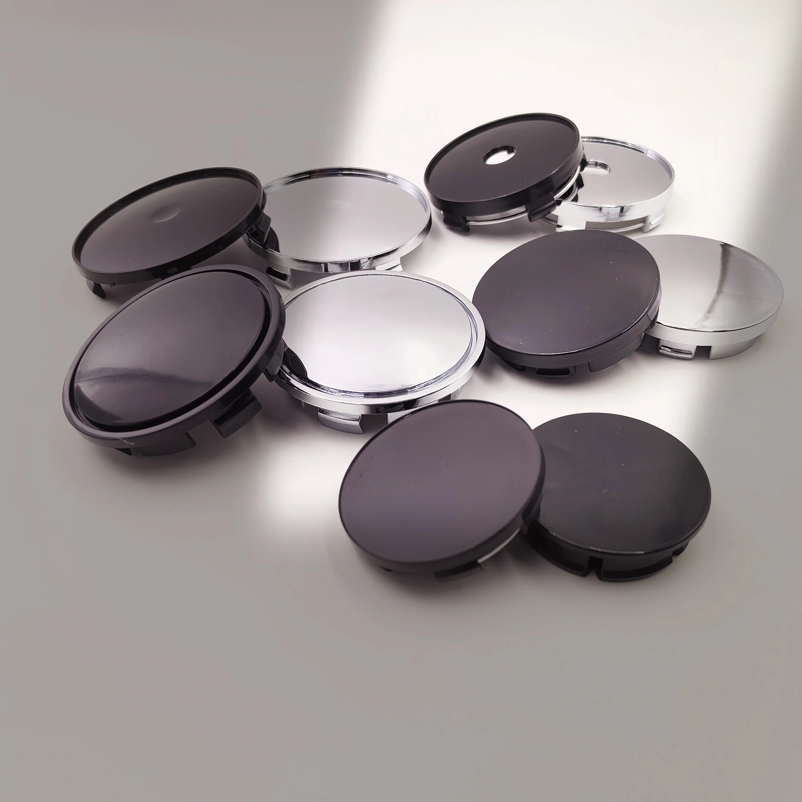 4Pcs 49/50/56/60/65/68mm Universal Blank No Logo Wheel Hub Center Cap Auto Rim Hubcap Protective Cover Car Wheel Emblem Badge view 3