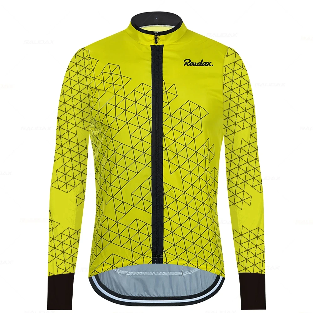 

Raudax Men Cycling Jackets MTB Bicycle Long Sleeve Windproof Cycling Clothing Bike Maillot Cycling Jersey Men's Light Jackets