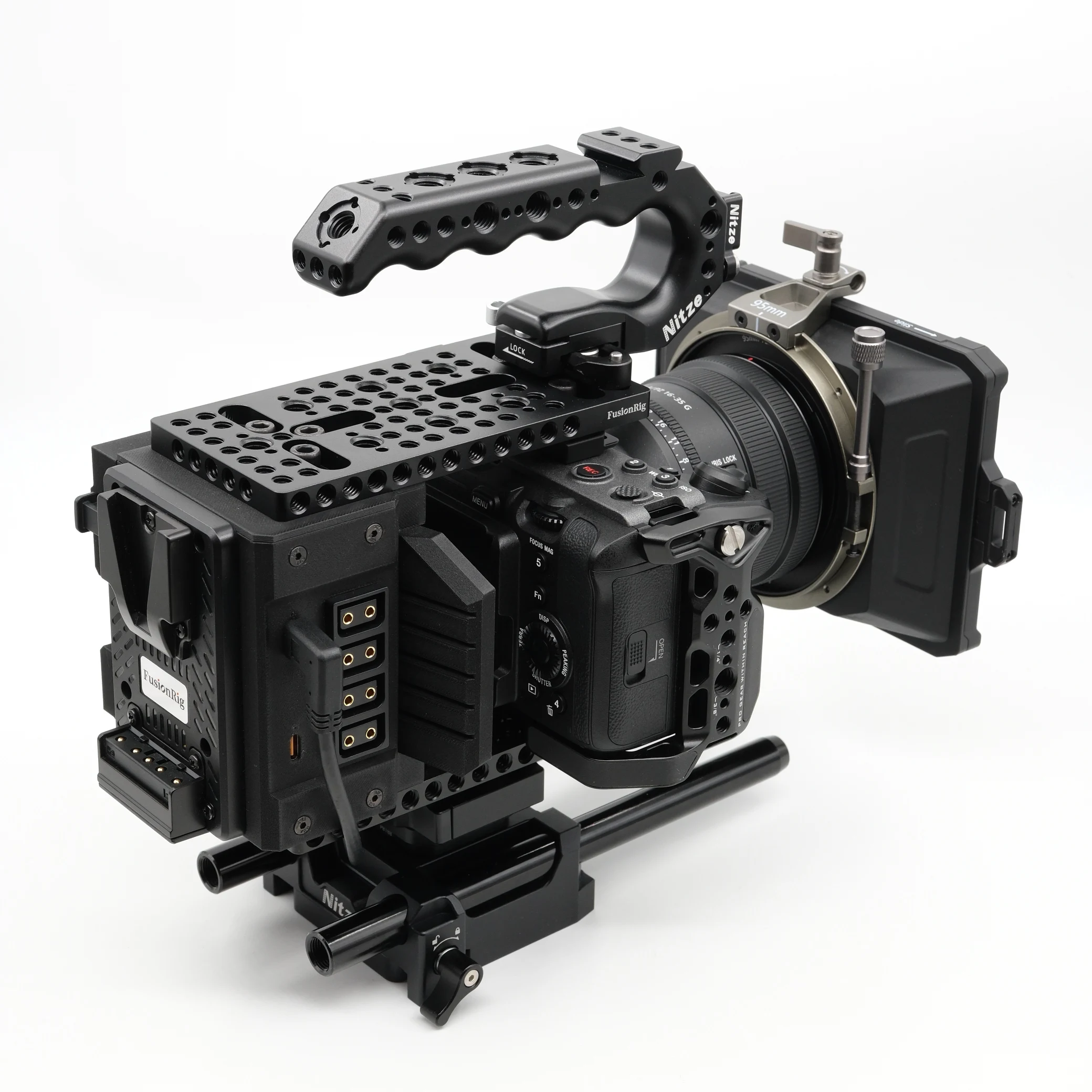 Sony FX3/FX30カメラケージ拡張モジュールCineback用FusionRig