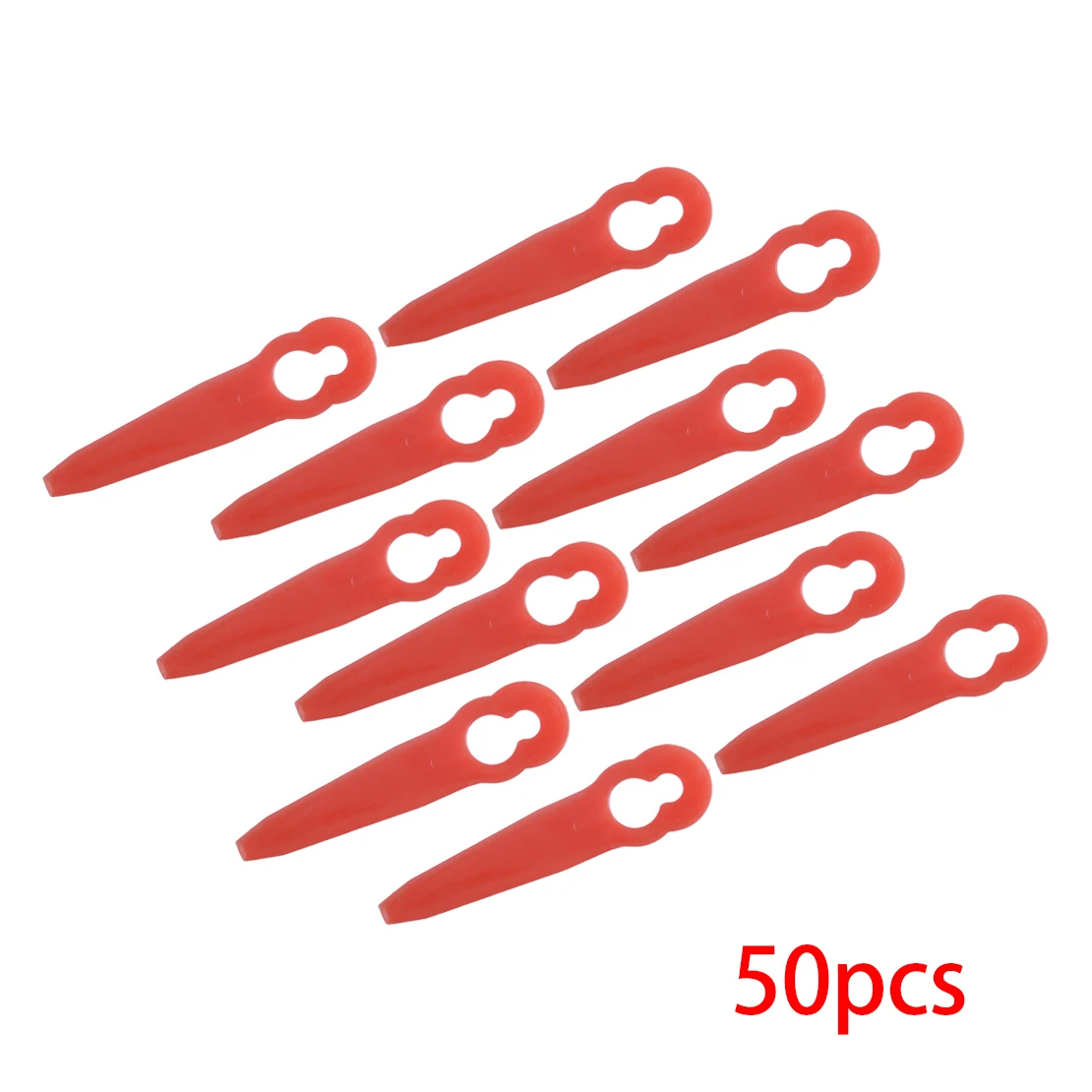 

50Pcs/set Cutting Blade Fit For Stihl Polycut 2-2 3-2 FSA45 FSA57 Grass Trimmer Red Plastic 40080071000