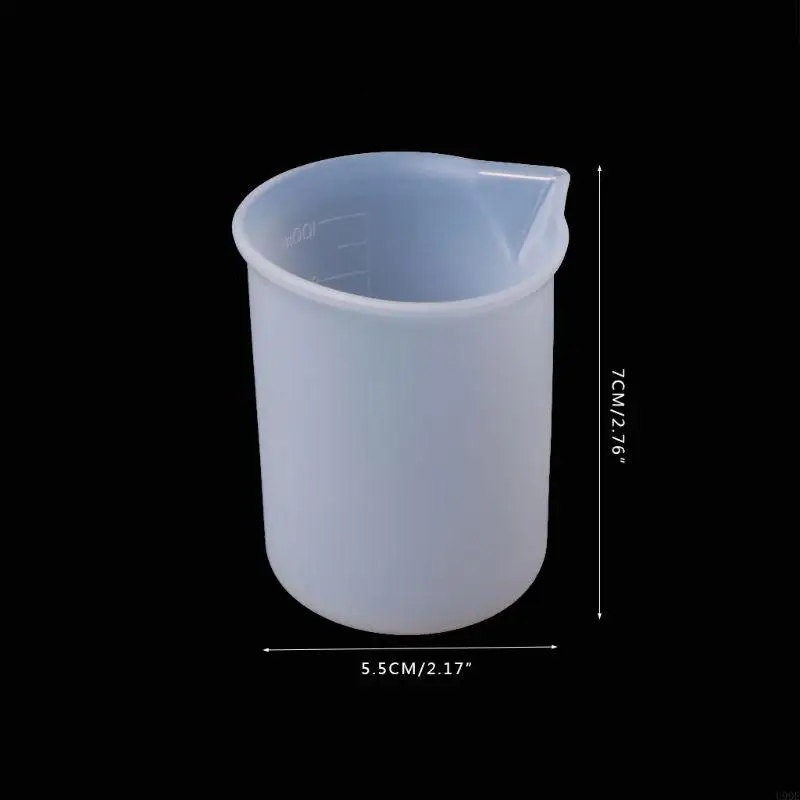 U90E Silicone Measuring Cups, Flexible Mixing Cups and pourable Baking Cups for DIY Resin Casting Painting Jewelry Making