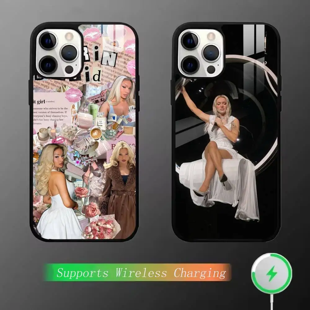 German Pop-Rap Singer - Shirin David Phone Case For iPhone Magnetic 15,16,17,14,13,12,11 Plus,Pro with  Wireless Charging