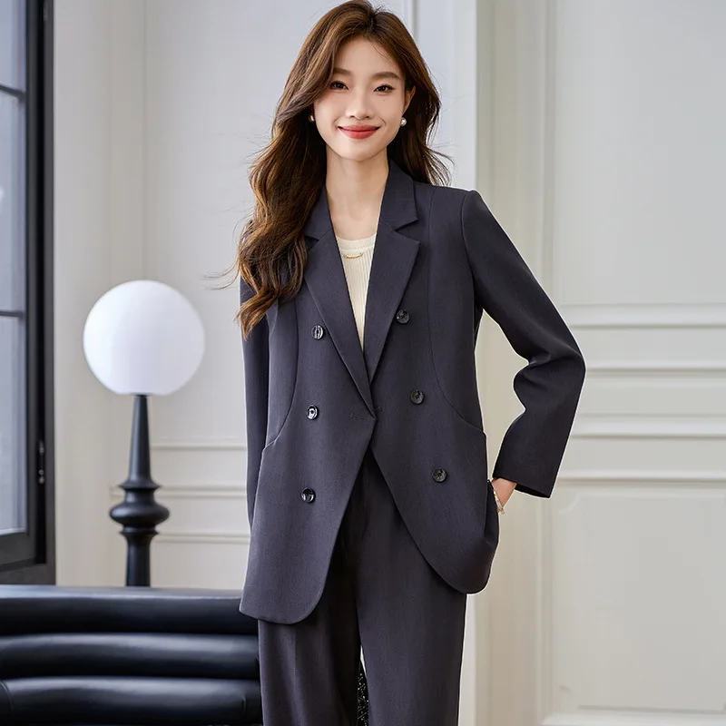 Spring and Autumn New Blazer Women's High-End Casual Temperament Workplace Wear High-End Work Suit Business Suit