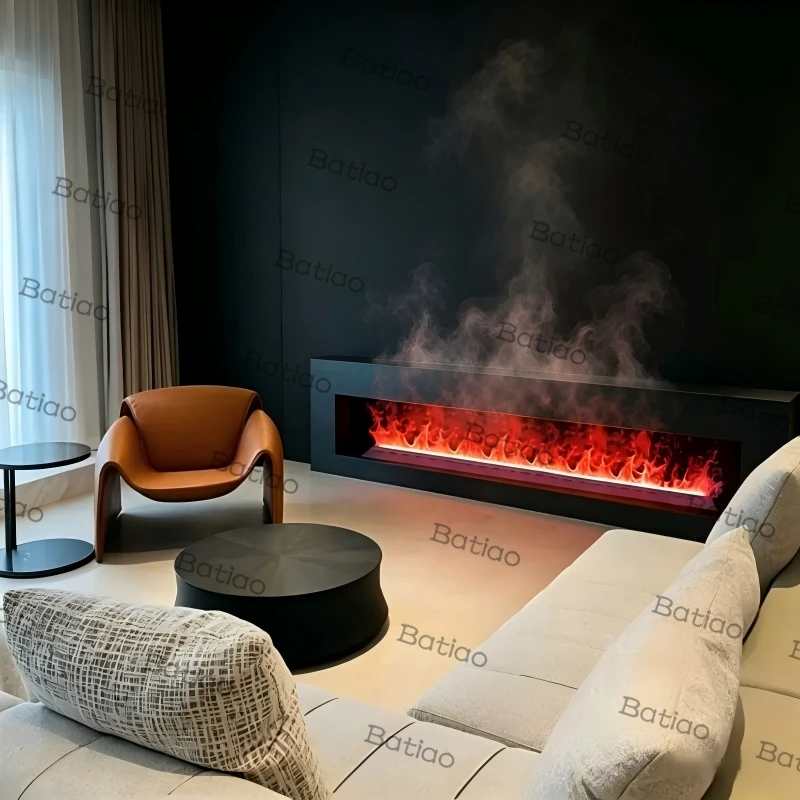 

Medieval Castle Style Water Vapor Fireplace flame effect fireplace Humidifier Simulated Flame Decoration Vintage Home Atmosphere