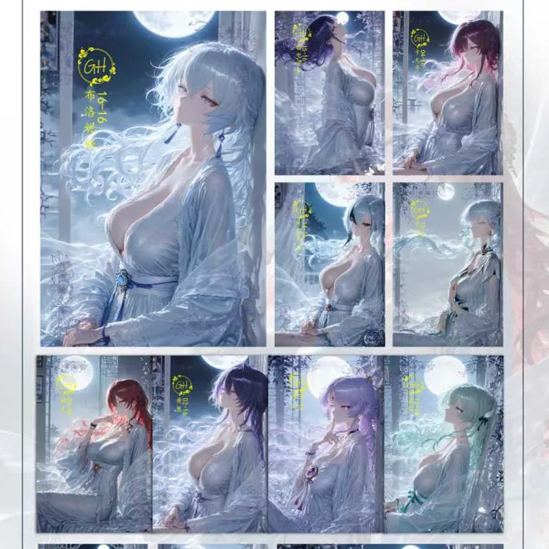 Nuova scatola di booster per carte di storia della dea Bei Guo Culture Custodia in acrilico AB A5 Waifu Anime Trading CCG TCG Doujin Giocattolo e regalo per hobby