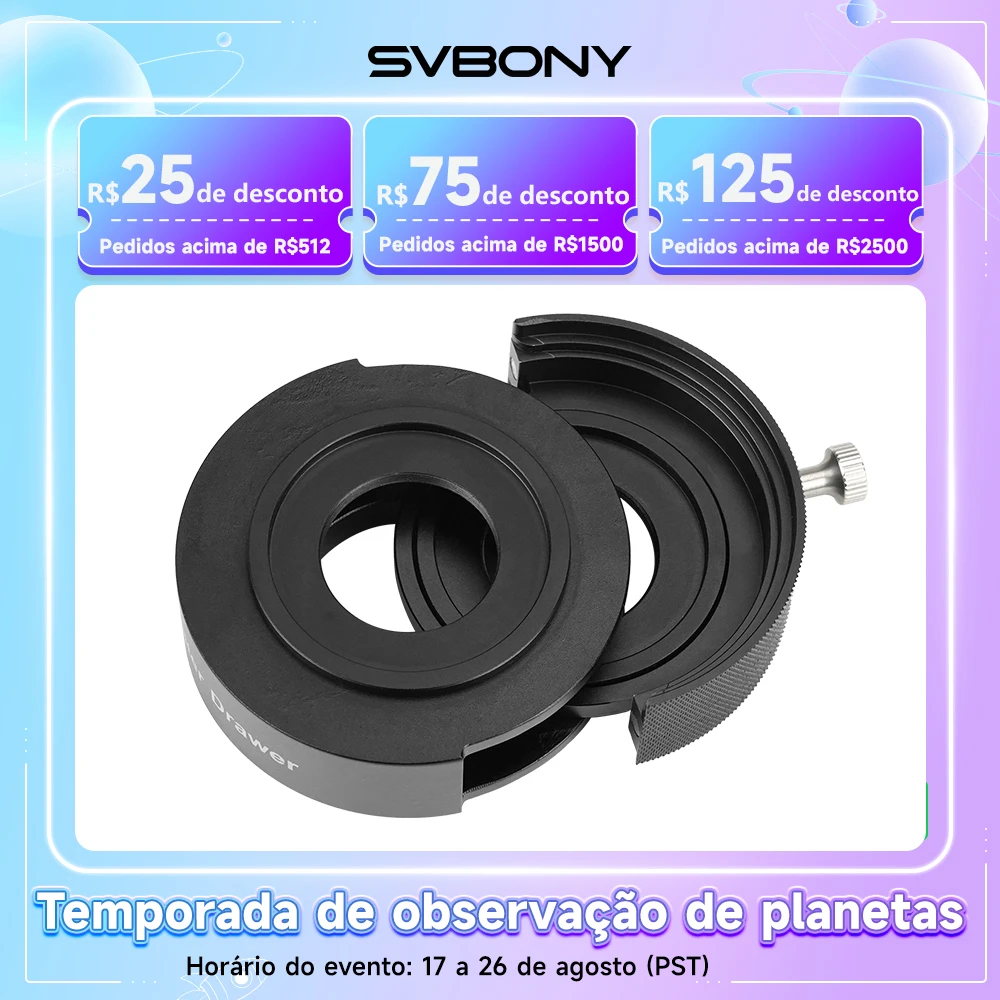 SVBONY SV226 - Gaveta de Filtro para Astronomia