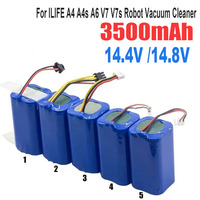 18650 14.8V/14.4V 4S1P 3500mAh Vacuum Cleaner Battery for Panasonic/ILIFE/FLYCO/Eufy/POLARIS/RoboVac/Deebot /Conga Excellence