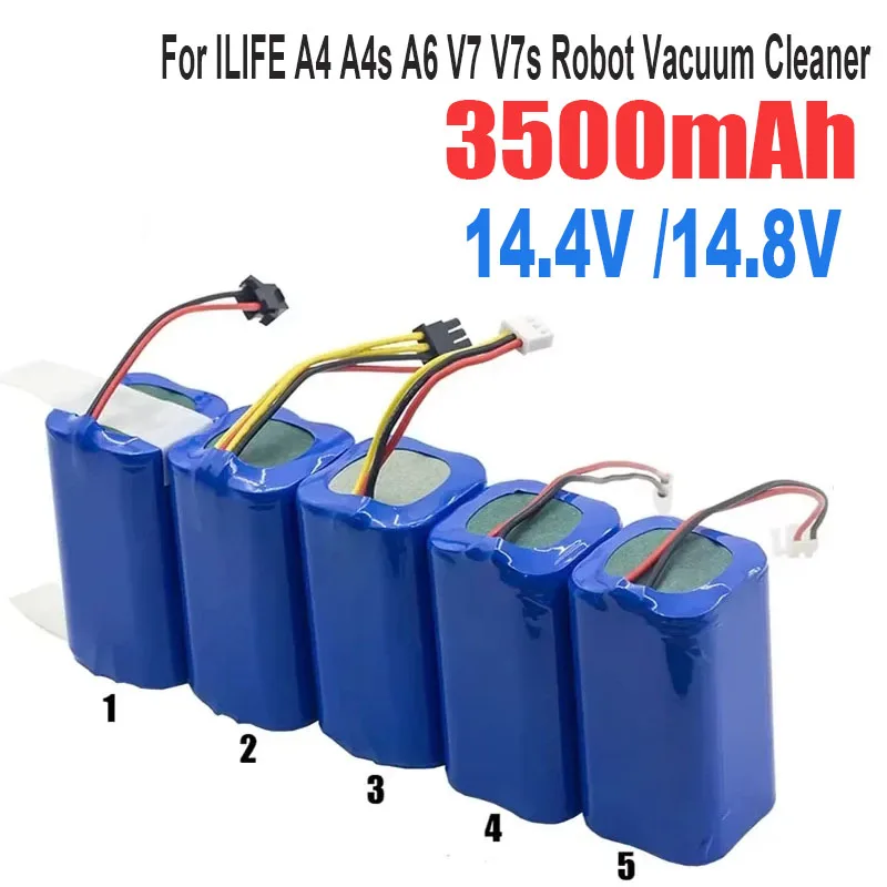18650 14.8V/14.4V 4S1P 3500mAh Vacuum Cleaner Battery for Panasonic/ILIFE/FLYCO/Eufy/POLARIS/RoboVac/Deebot /Conga Excellence