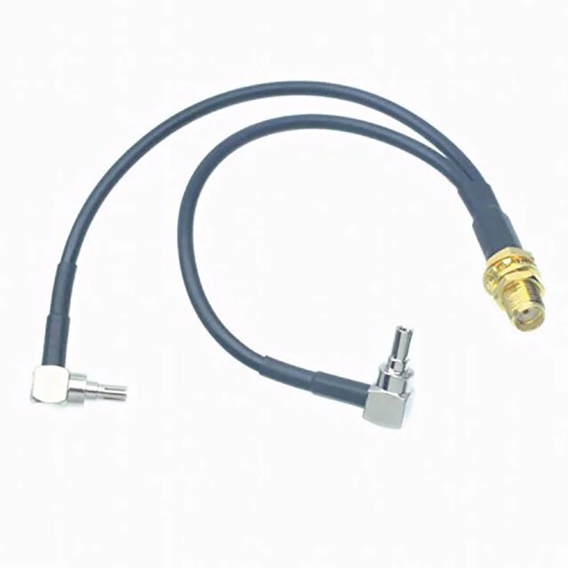 15cm SMA female to y type CRC9 angle male connector splitter combiner Cable 3G 4G antenna Dual CRC9 Connector to SMA LTE Modem