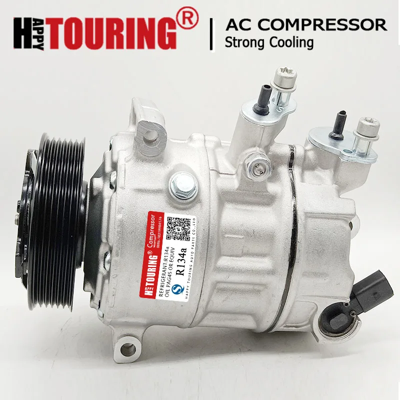 A/C AC Compressor for VW VOLKSWAGEN GOLF BEETLE TIGUAN Jetta SKODA FABIA 2013-2020 5Q0816803F 5Q0820803A 5Q0820803C 5Q0820803E