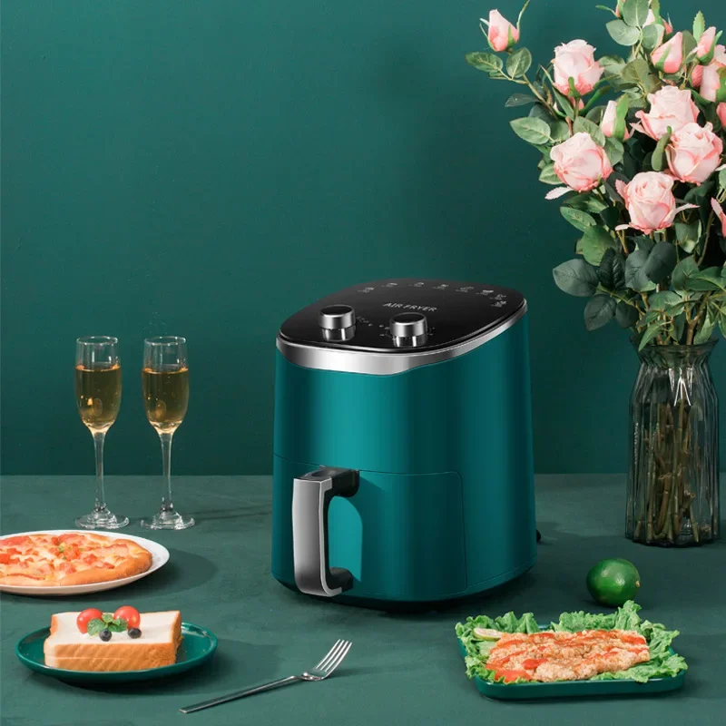 Air Fryer New Design High Speed Easy Clean 5.5L Nonstick Fry Basket Air Fryer with Timer And Temperature Control