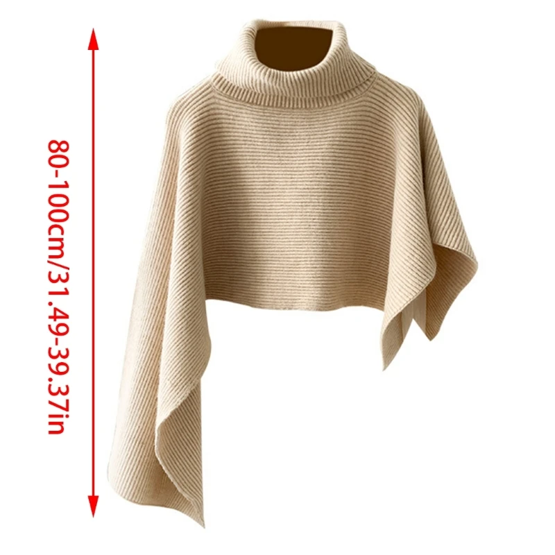 Scarf Collar For Women Knitted Scarf Men Women Turtleneck Collar Scarf Elastic Dropship