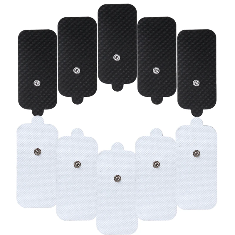 

5x10 см электродные подушечки нетканые клейкие гелевые наклейки для электрического стимулятора мышц проводящий патч-массажер