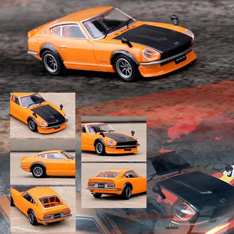 

INNO 1:64 Model Car Fairlady S30 Alloy Sport Vehicle- Carbon Orange