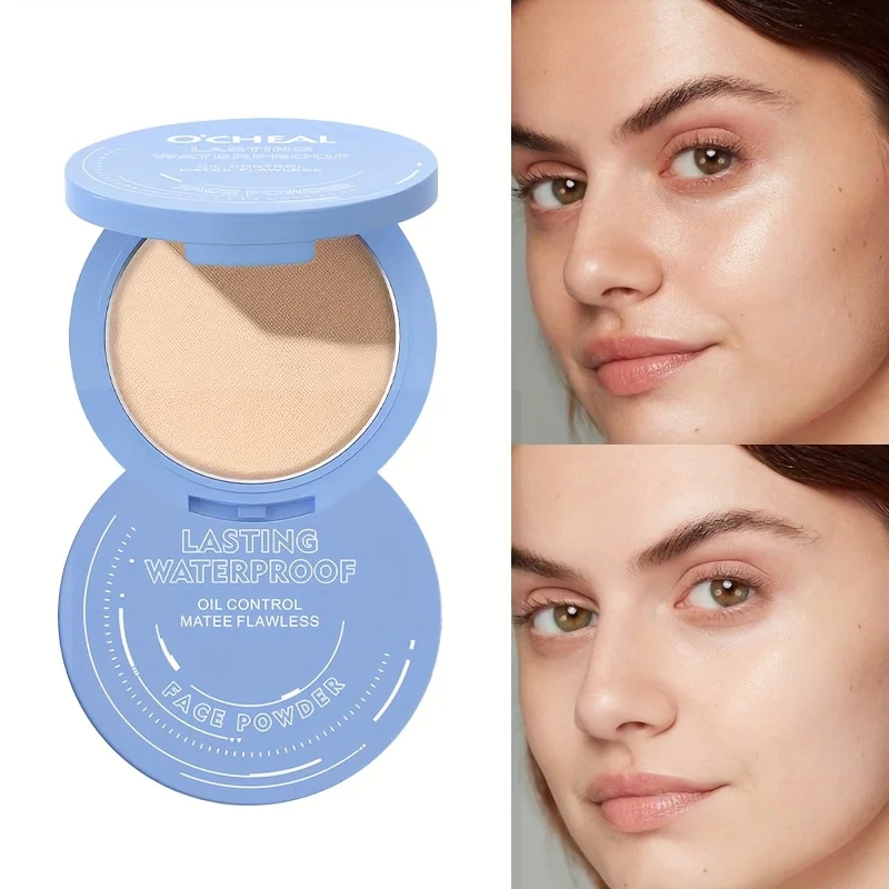 Durable Waterproof Loose Powder - Waterproof and Sweat Resistant, Suitable for All Skin Types, Creating a Natural Makeup Look