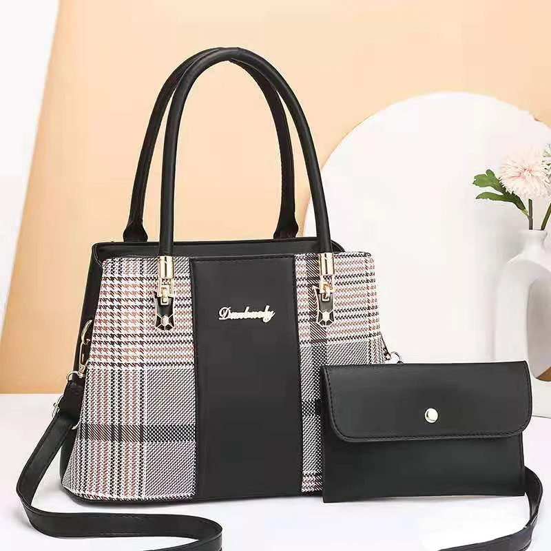 New Women's Handbag Trend Color-block Shoulder Diagonal Across Large Capacity Wholesale Women's Bag Handbags Crossbody