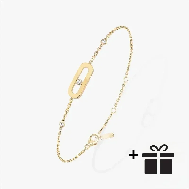 

High-quality zircon inlaid bracelet, pure silver S925 bracelet, a delicate gift for women's light luxury fashion jewelry parties