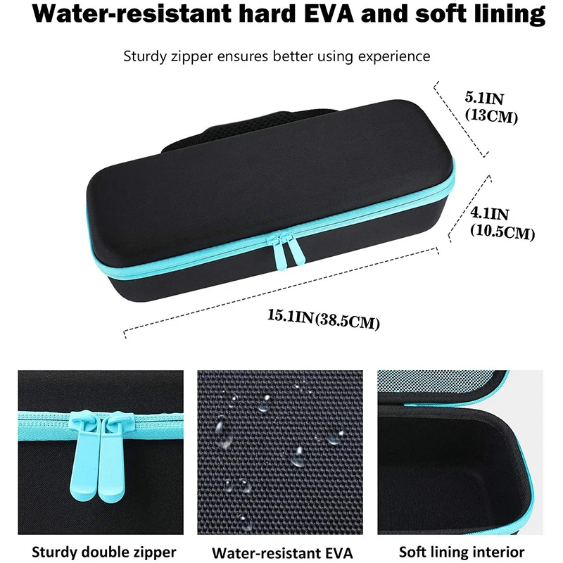 EVA Hard Portable Carrying Protect Pouch for Revlon One-Step Hair Dryer and Volumizer Hot Air Brush Storage Bag