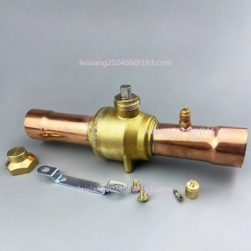 1PC Refrigerant Ball Valve SGB Air Conditioning Cold Storage Shut-off Valve 10 12 22mm Refrigerantion Valve