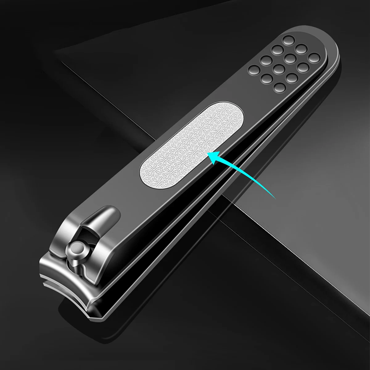 3pcs Stainless Steel Black Nail Clippers Multi-style Nail Cutters For Manicure Professional Reusable Fingernail Trimming Tools