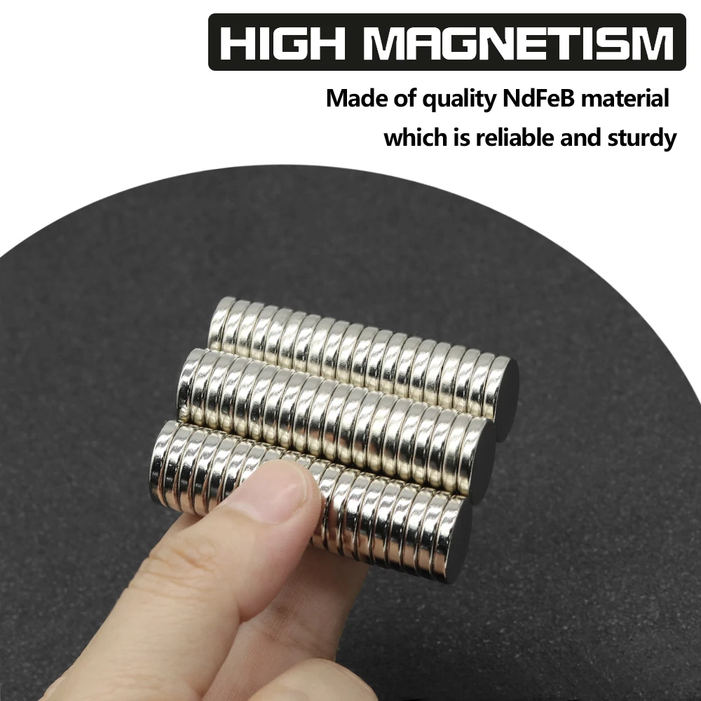 15x3mm N35 NdFeB Round Neodymium Magnet Super Strong Permanent Powerful Magnets Refrigerator DIY Craft Multi‑Purpose Magnetic
