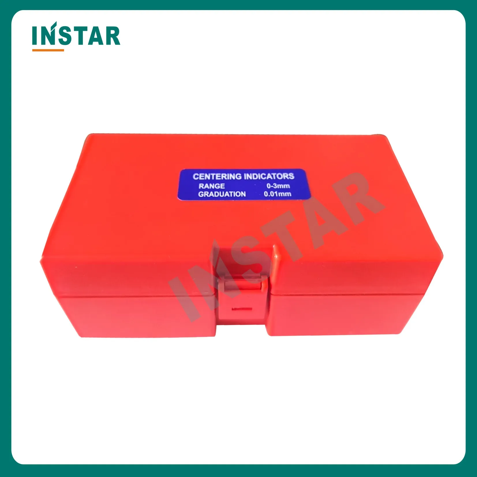 Indicatore di prova del quadrante di centraggio coassiale INSTAR 0-3mm x 0.01mm calibro a quadrante di qualità industriale Standard DIN