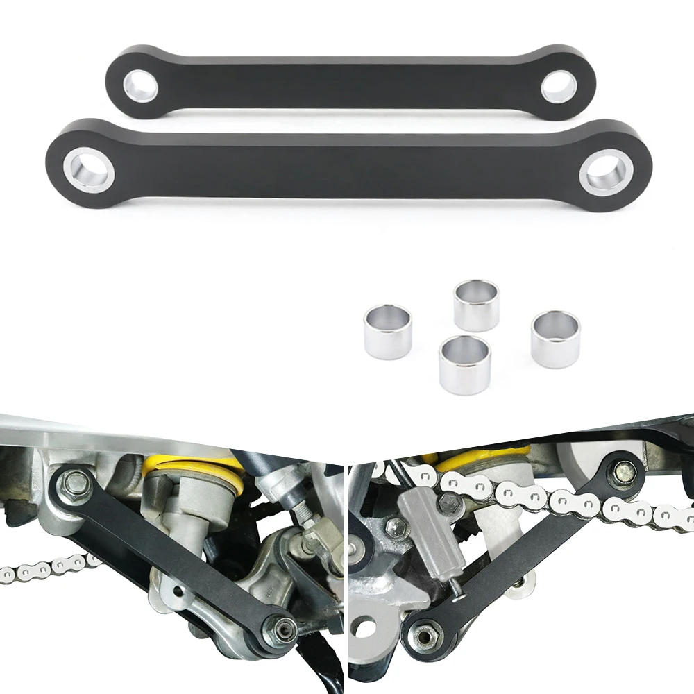 Fit For Kawasaki KX100 KX85 KX80 KX120 Motorcycle Lowering Link Set Extended Rear Drop Lever Links Suspension Cushion Connecting