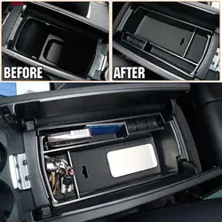 Car Armrest Box Storage For Peugeot 3008 3008GT 5008 2017 2018 2019 2020 Central Console Storage Box Stowing Tidying