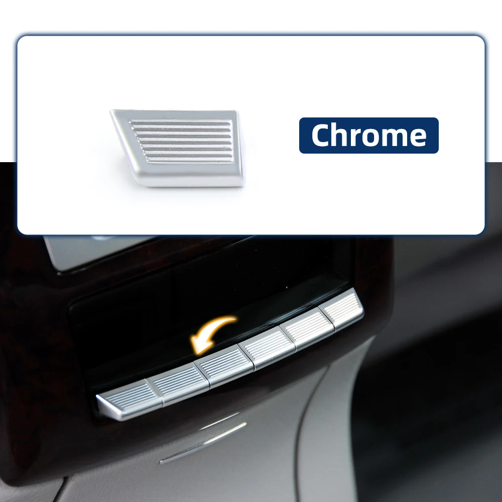 For Mercedes-Benz W221 S Class S300 Rear Air Conditioner Button Rear Air Outlet Adjustment Switch Button 2218204697