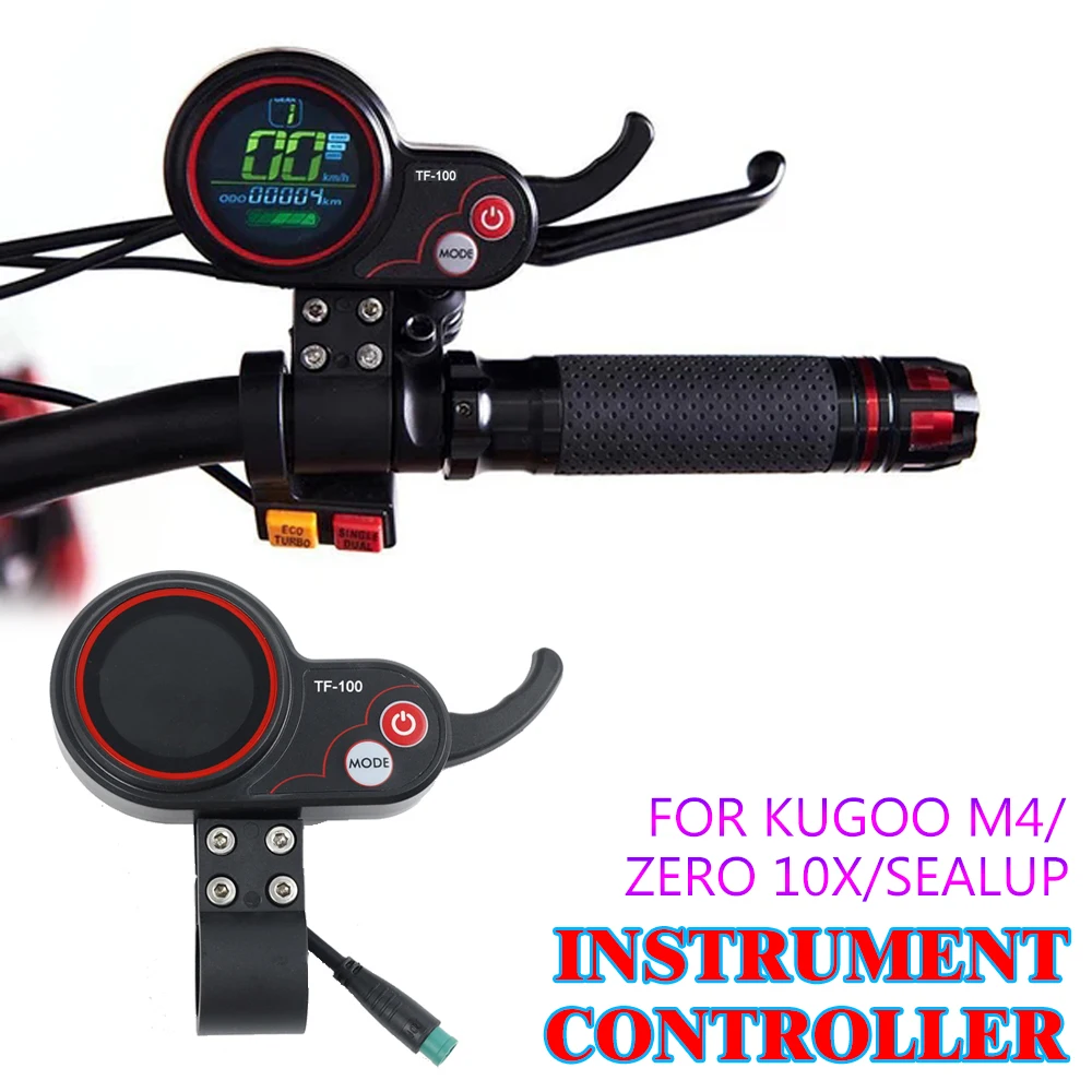 

Power Display and Total Mileage LCD Meter Electric Scooter SEALUP 5-Pin Multifunctional Throttle Switch with Three Speed Shift