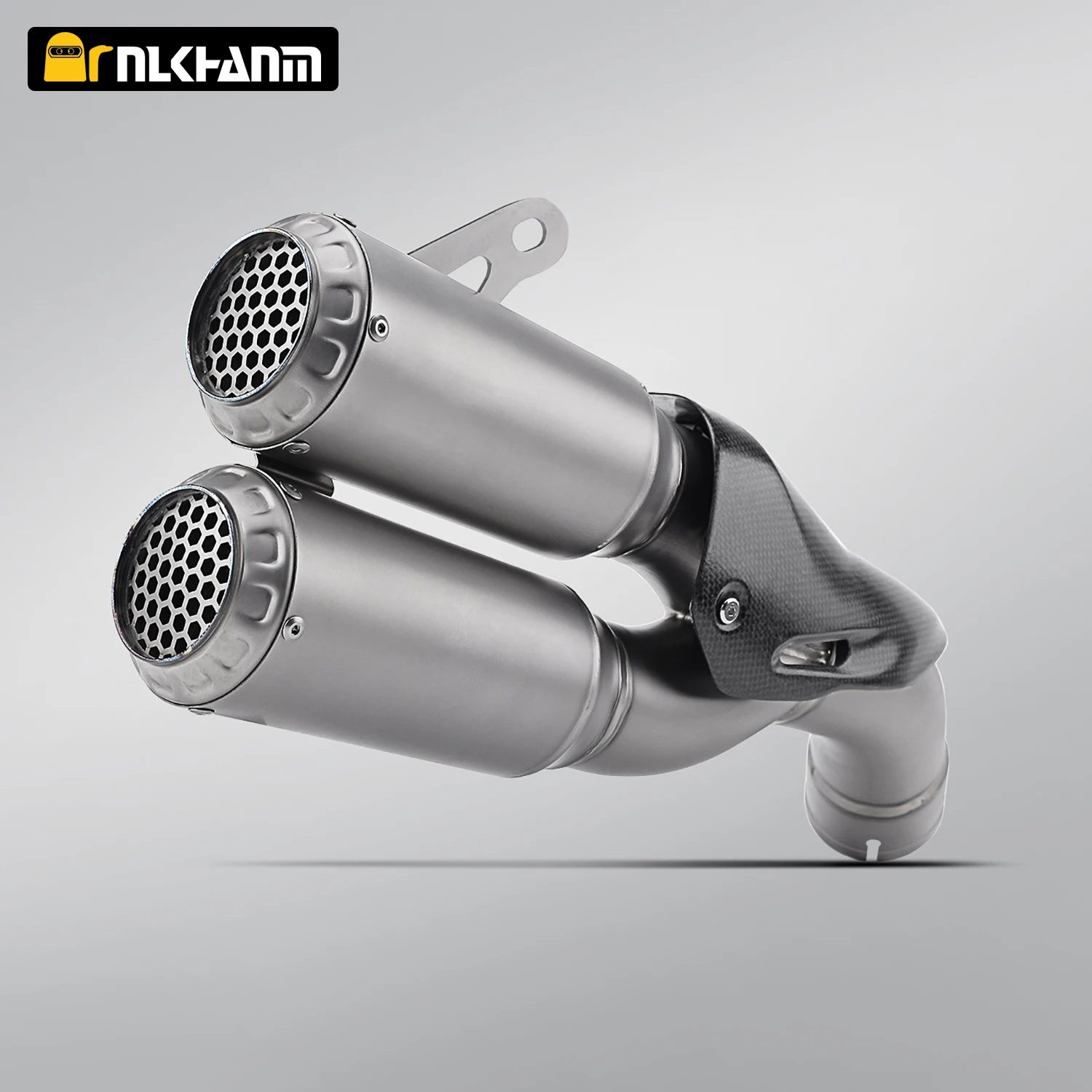 

Для модификации выхлопной системы мотоцикла ducati 959. АК Ти. двойная розетка с изоляционной платой из углеродного волокна для DUCATI 959.