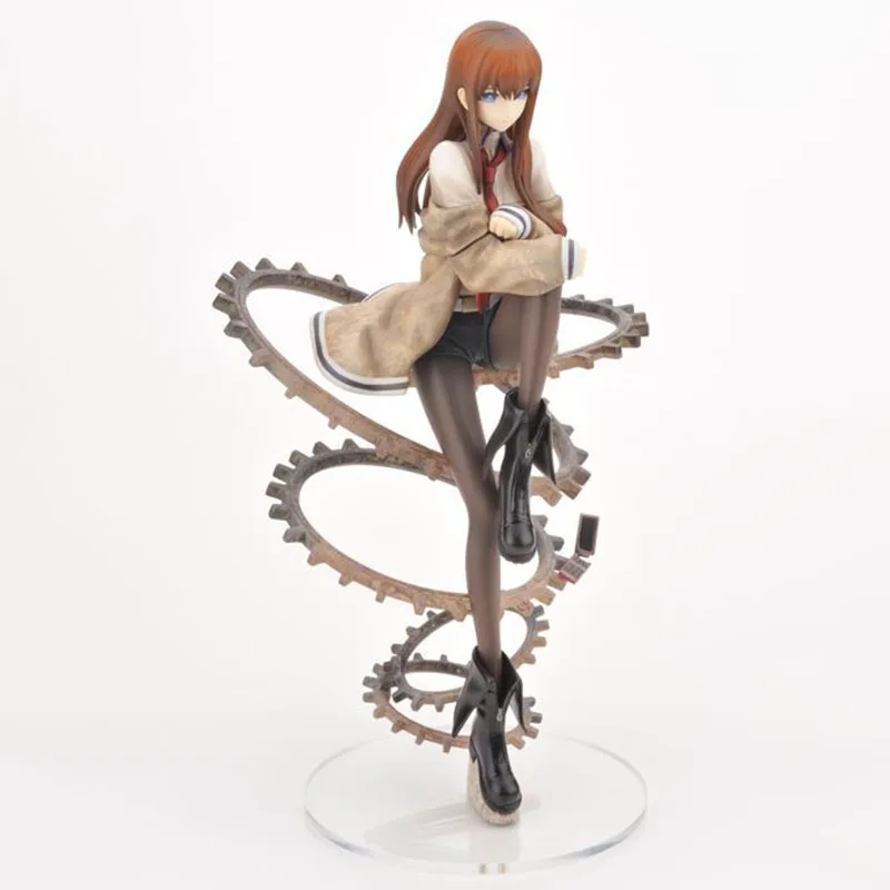 In Stock Genuine Original KOTOBUKIYA Makise Kurisu Steins;Gate Action Anime Figure Collectible Model Doll Statuette Ornament Toy