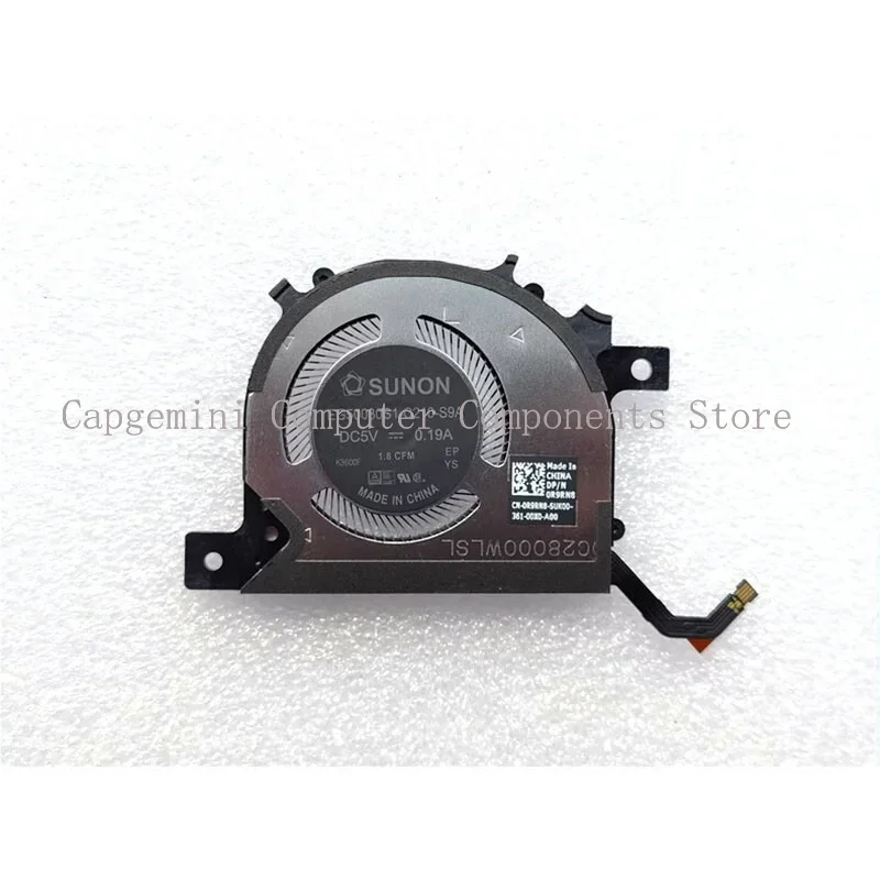مروحة تبريد وحدة المعالجة المركزية الجديدة DC5V لأجهزة الكمبيوتر المحمول Dell XPS 13 9315 0R9RN8 R9RN8