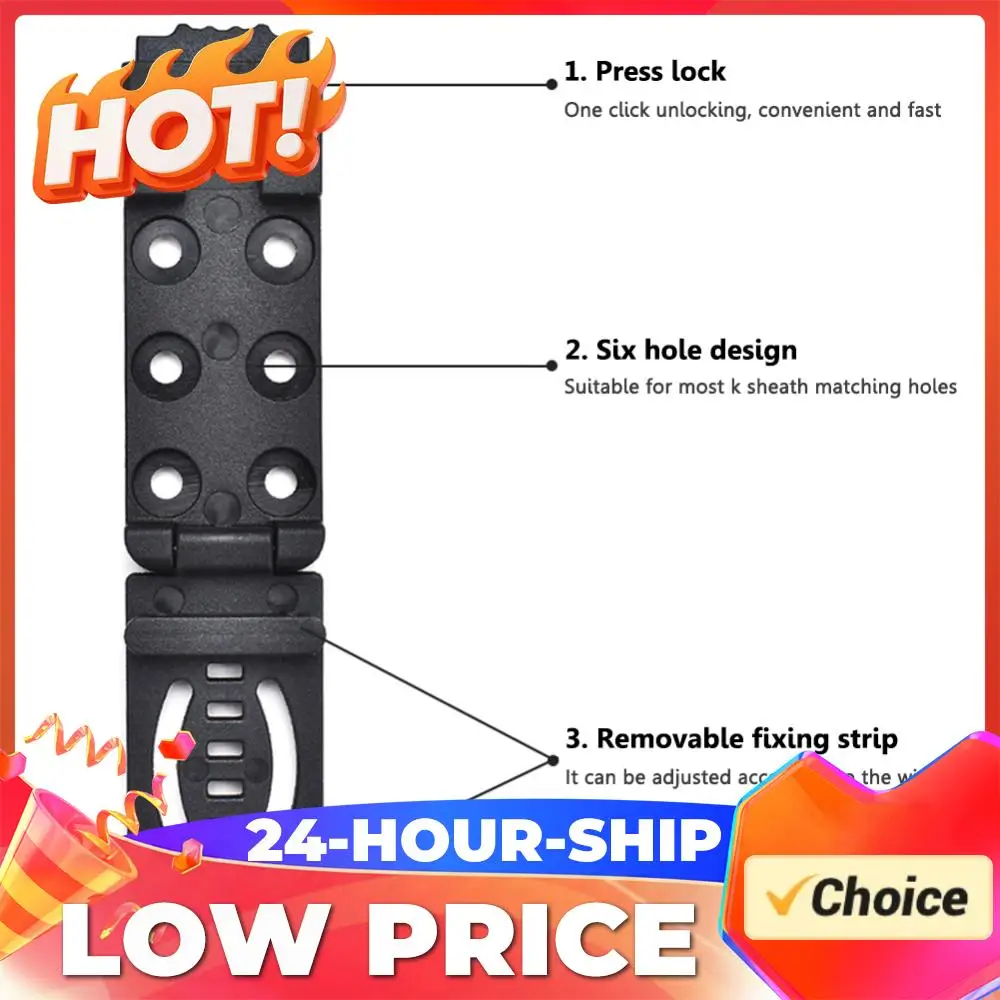 

Крепление для ножен на пояс K-Sheath, зажимы для ремня, клипсы для уличных многофункциональных инструментов EDC