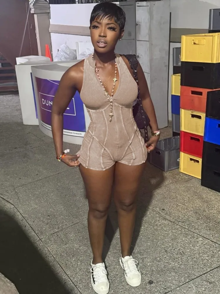 

Летняя уличная одежда, комбинезон без рукавов, женский комбинезон, одежда, сексуальное клубное боди, шорты, повседневный комбинезон, комбинезон, женская одежда