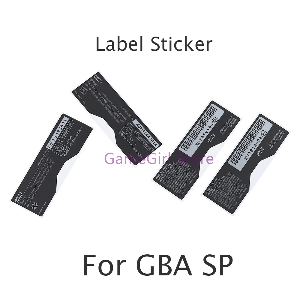 

200 шт. для игровой консоли Nintendo GameBoy GBA SP, версия для США/JP AGS-101 AGS-001, наклейка с задней биркой