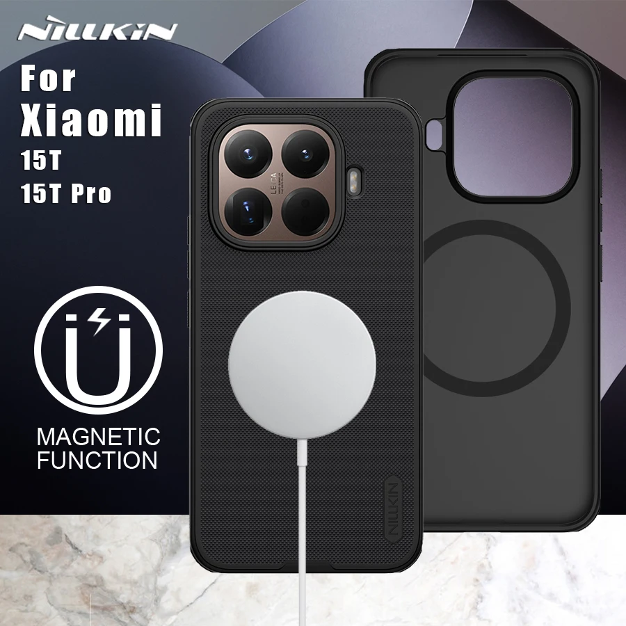 Etui Nillkin do Xiaomi Mi 15T Pro / 15T 5G Magsafe Frosted Shield Pro Magnetyczne Ultracienkie Twarde z Miękkimi Krawędziami na Tył — zdjęcie produktu 2