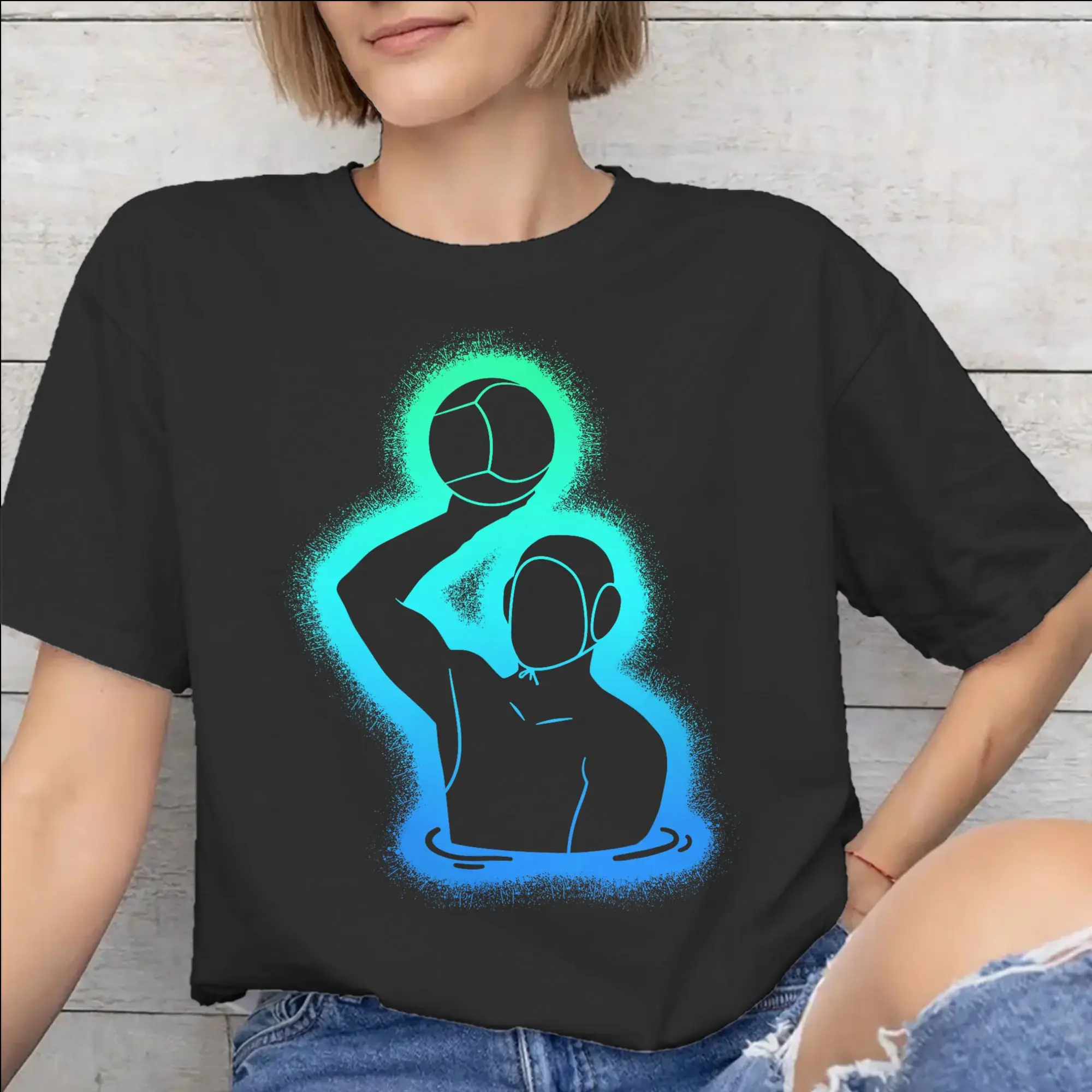 Water Polo Player  Tee Shirt for Men Women Gift Idea T Shirts  Cotton Clothing