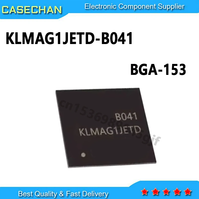 

2 шт. KLMAG1JETD-B041 KLMAG1JETD B041 BGA153 16 ГБ EMMC IC
