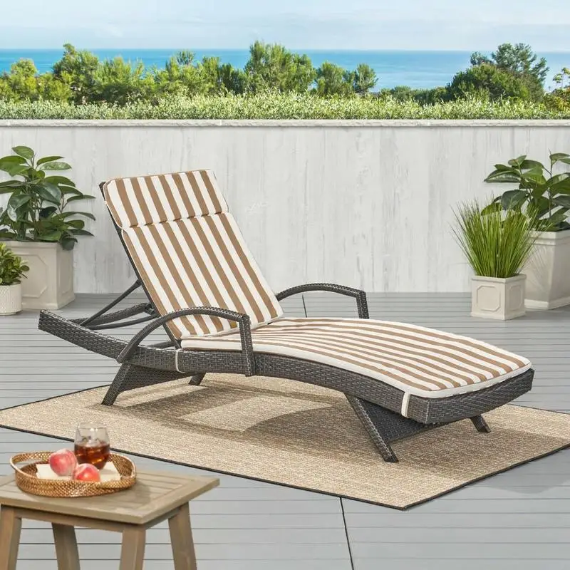 

Outdoor Chaise Lounge Cushion Set (2pcs) - Comfortable Replacement Cushions for Patio Furniture