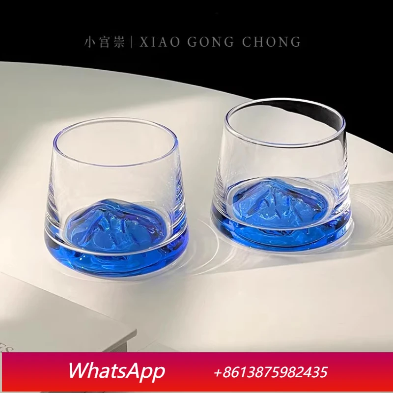 

LMM high-value retro glass Guanshan cup whiskey wine foreign wine cup