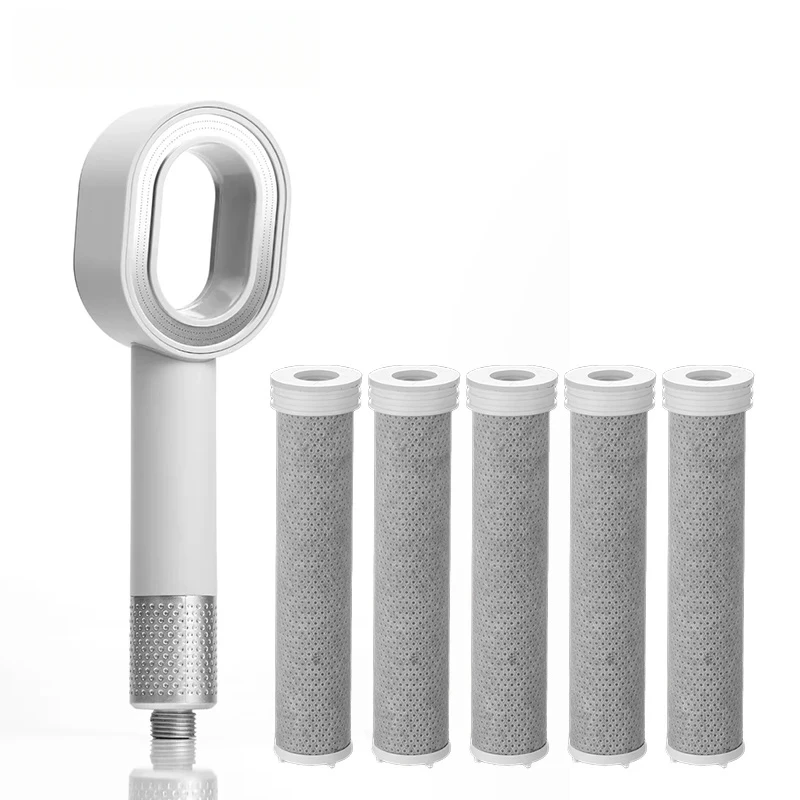 고급형 고출력 탄소섬유 샤워 필터 (염소, 불소 및 경수 제거)