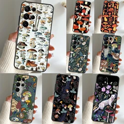 Mushroom Forest Cover For Samsung Galaxy S23 Ultra S21 S20 FE Note 10 Plus S8 S9 S10 S10e S22 Ultra Case